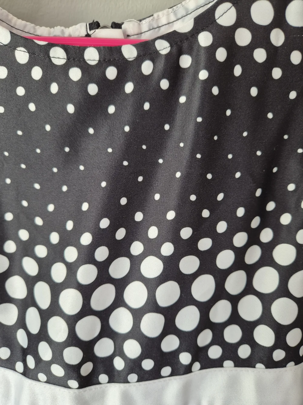 5T Black and White Polka Dot Dress